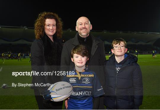 Mascots at Leinster v Montpellier - European Rugby Champions Cup Pool 4 Round 5