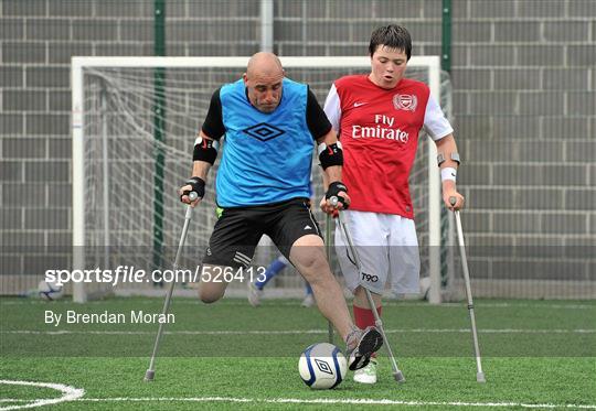 Ireland's First Amputee Football Club Training Session Ireland's First Amputee Football Club Training Session