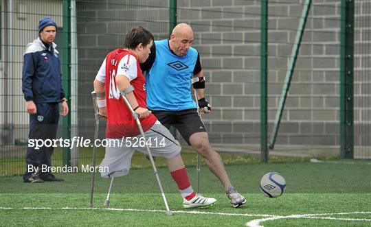 Ireland's First Amputee Football Club Training Session Ireland's First Amputee Football Club Training Session