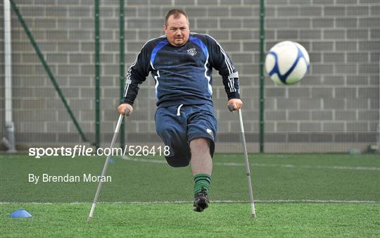 Ireland's First Amputee Football Club Training Session