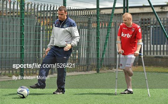 Ireland's First Amputee Football Club Training Session Ireland's First Amputee Football Club Training Session