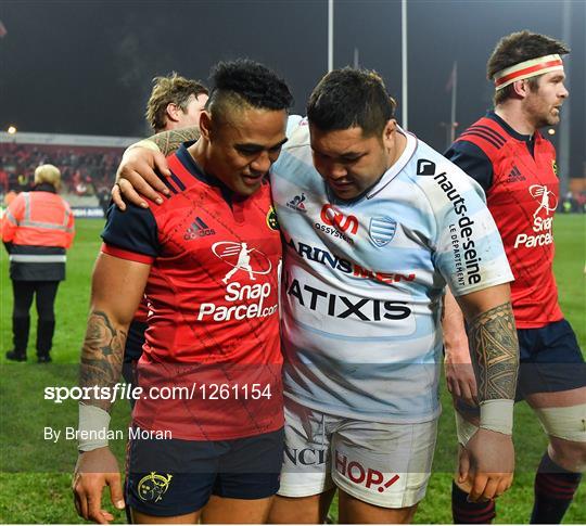 Munster v Racing 92 - European Rugby Champions Cup Pool 1 Round 6