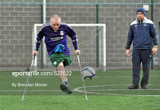 Ireland's First Amputee Football Club Training Session