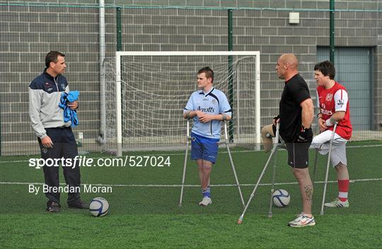 Ireland's First Amputee Football Club Training Session