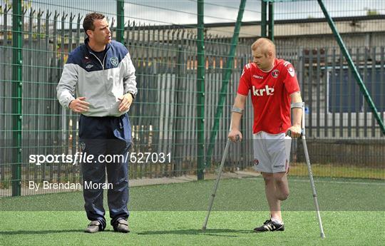 Ireland's First Amputee Football Club Training Session