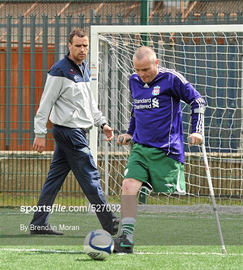 Ireland's First Amputee Football Club Training Session Ireland's First Amputee Football Club Training Session