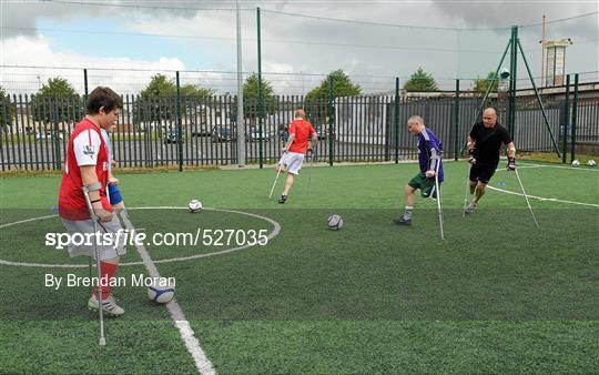 Ireland's First Amputee Football Club Training Session Ireland's First Amputee Football Club Training Session