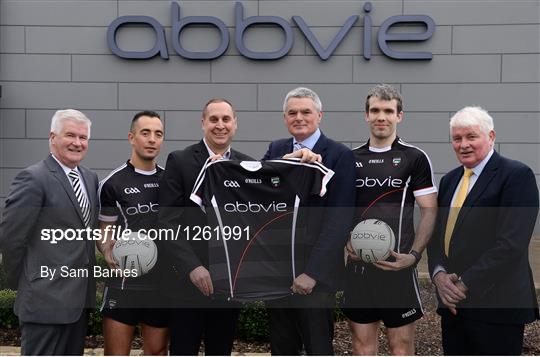 Launch of The 2017 O'Neill's Sligo GAA Jersey sponsored by AbbVie