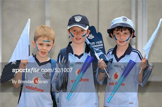Supporters at the Leinster GAA Senior Football Championship Semi-Finals