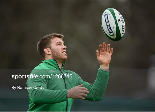 Ireland Rugby Press Conference and Squad Training