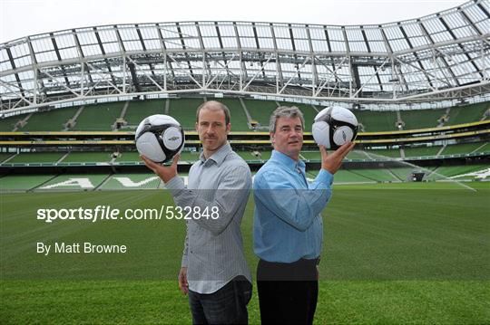 Kenny Cunningham Introduced as Airtricity XI Assistant Manager for the Dublin Super Cup