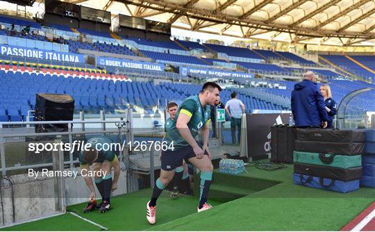Ireland Rugby Squad Captain's Run and Press Conference