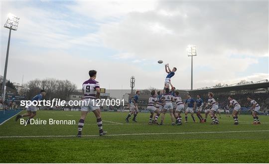 Clongowes Wood College v St Mary's College - Bank of Ireland Leinster Schools Senior Cup second round Clongowes Wood College v St Mary's College - Bank of Ireland Leinster Schools Senior Cup second round