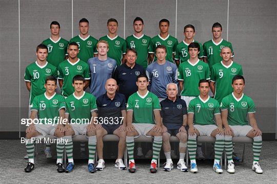 Republic of Ireland Portrait session - 2010/11 UEFA European Under-19 Championship
