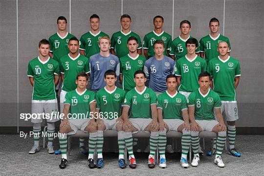 Republic of Ireland Portrait session - 2010/11 UEFA European Under-19 Championship