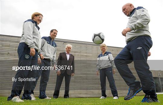 Milo Corcoran, former President of the Football Association of Ireland Photocall