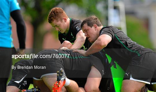 Ireland Rugby Squad Training - 11th June - Ireland Rugby Summer Tour 2013