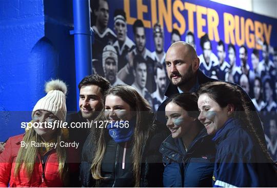 Fans at Leinster v Edinburgh - Guinness PRO12 Round 15