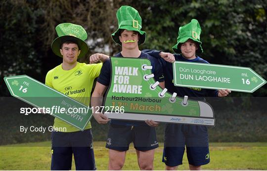 Leinster Rugby Launch Aware Harbour2Harbour Walk