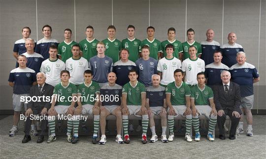 Republic of Ireland Portrait session - 2010/11 UEFA European Under-19 Championship