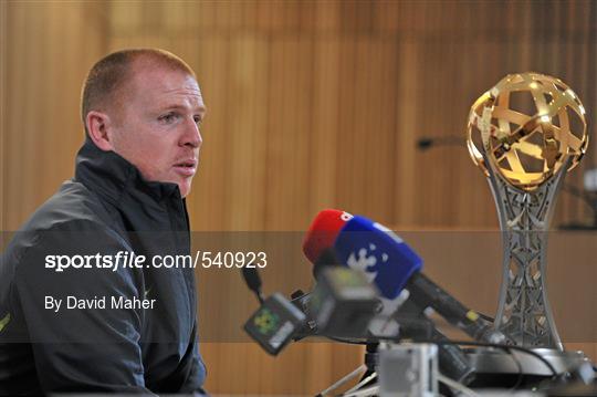 Glasgow Celtic Press Conference ahead of Dublin Super Cup