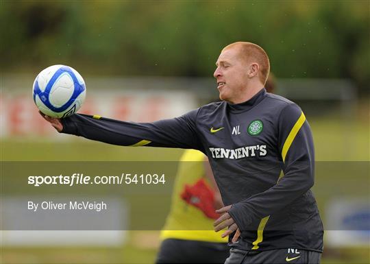 Glasgow Celtic Squad Training ahead of Dublin Super Cup