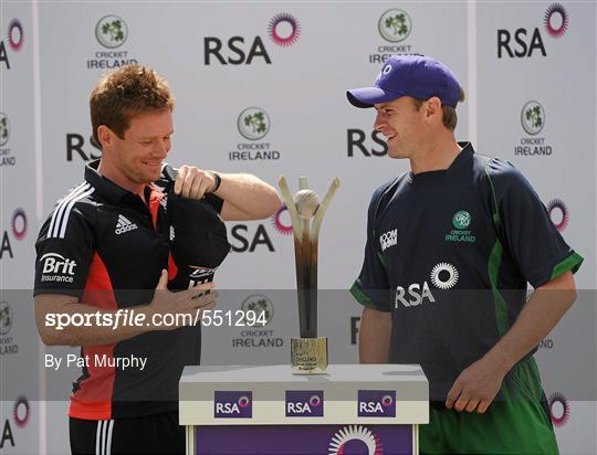 Ireland v England - RSA Challenge ODI Captains Photocall