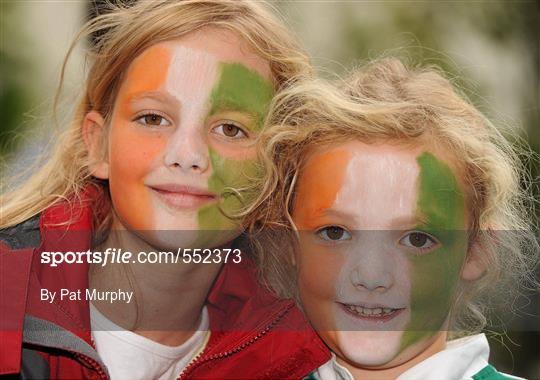 Supporters at Ireland v England - Rugby World Cup Warm-up game