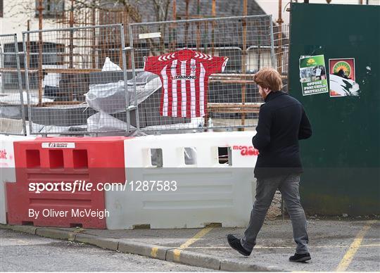 Tributes paid to the late Derry City captain Ryan McBride
