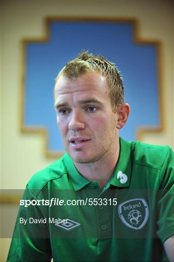 Republic of Ireland Player Mixed Zone - Monday 29th August 2011