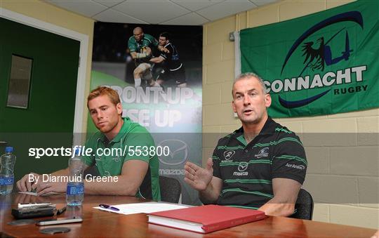 Connacht Rugby Press Conference to Introduce New Captain