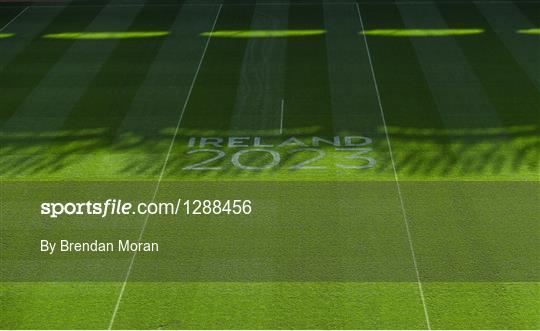 Ireland 2023 Rugby World Cup signage around Croke Park