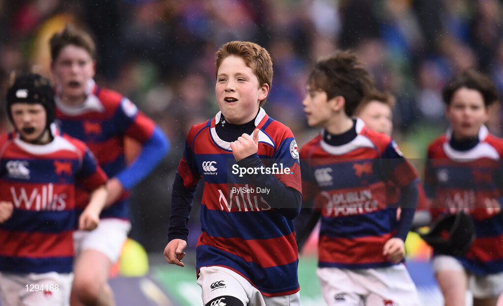 Sportsfile - Bank of Ireland Minis at Leinster v Wasps - European Rugby ...