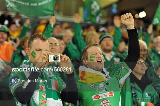Supporters at Australia v Ireland - 2011 Rugby World Cup - Pool C