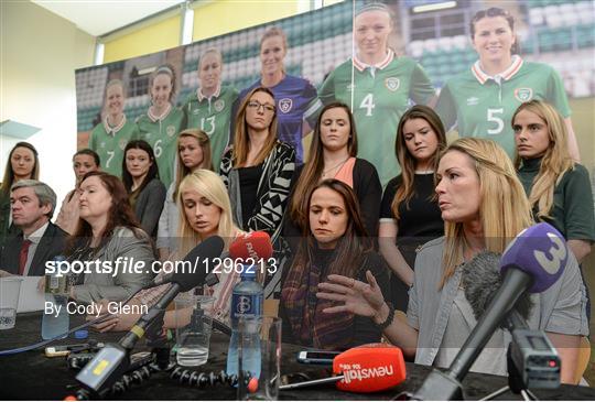 Republic of Ireland Women's National Team Press Conference