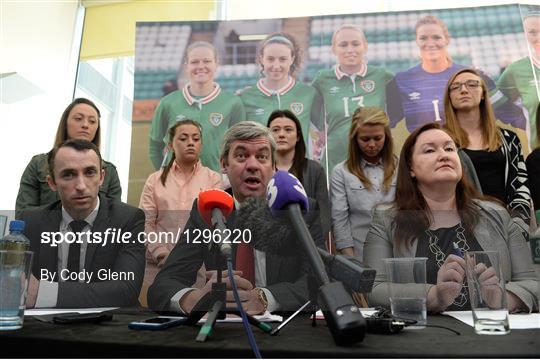 Republic of Ireland Women's National Team Press Conference