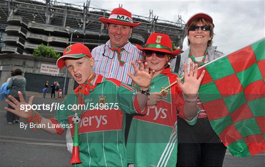 Supporters at the GAA Football All-Ireland Football Championship Semi-Finals - Sunday 21st August
