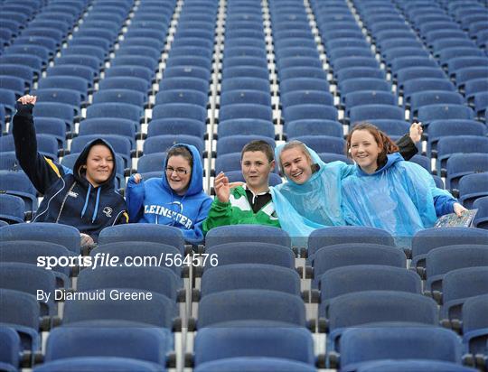 Leinster Fans at Leinster v Aironi - Celtic League