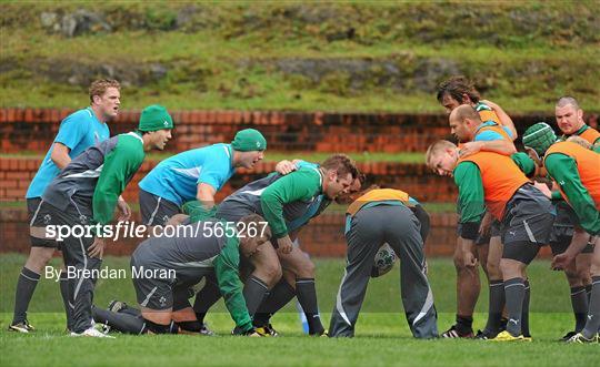 Ireland Rugby Squad Training - 2011 Rugby World Cup - Wednesday 5th October
