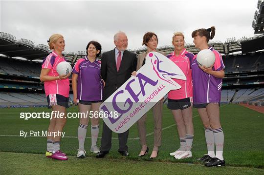 Ladies Gaelic Football Association and Mental Health Ireland Photocall