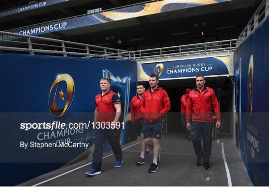 Munster Rugby Captain's Run and Press Conference