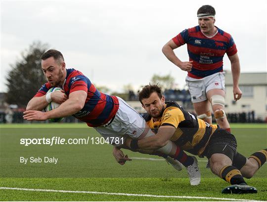 Clontarf v Young Munster - Ulster Bank League Division 1A semi-final