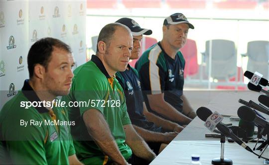 Ireland Team at International Rules Series 2011 -  Press Conference Thursday 3rd November