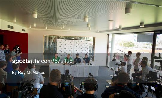 Ireland Team at International Rules Series 2011 -  Press Conference Thursday 3rd November