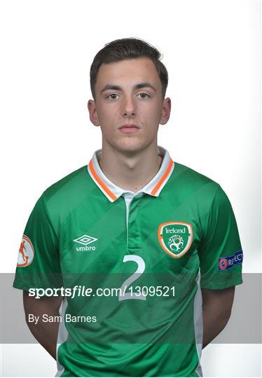 Republic of Ireland U17 Squad Portraits and Feature Shots