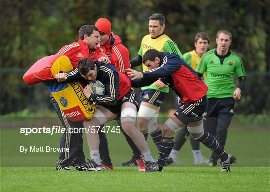 Munster Rugby Squad Training - Wednesday 9th November 2011