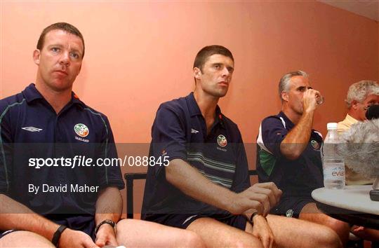 Republic of Ireland Press Conference to Announce the Departure of Roy Keane