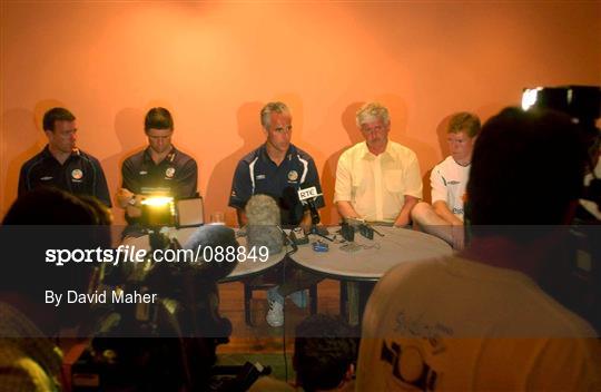 Republic of Ireland Press Conference to Announce the Departure of Roy Keane