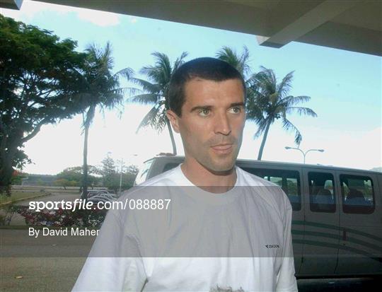 Roy Keane Departs from Saipan International Airport