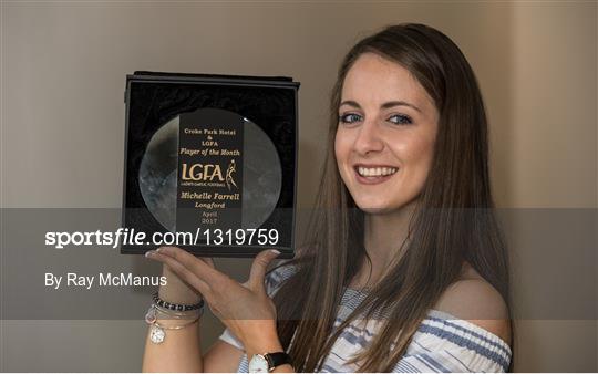 The Croke Park Hotel & LGFA Player of the Month for April